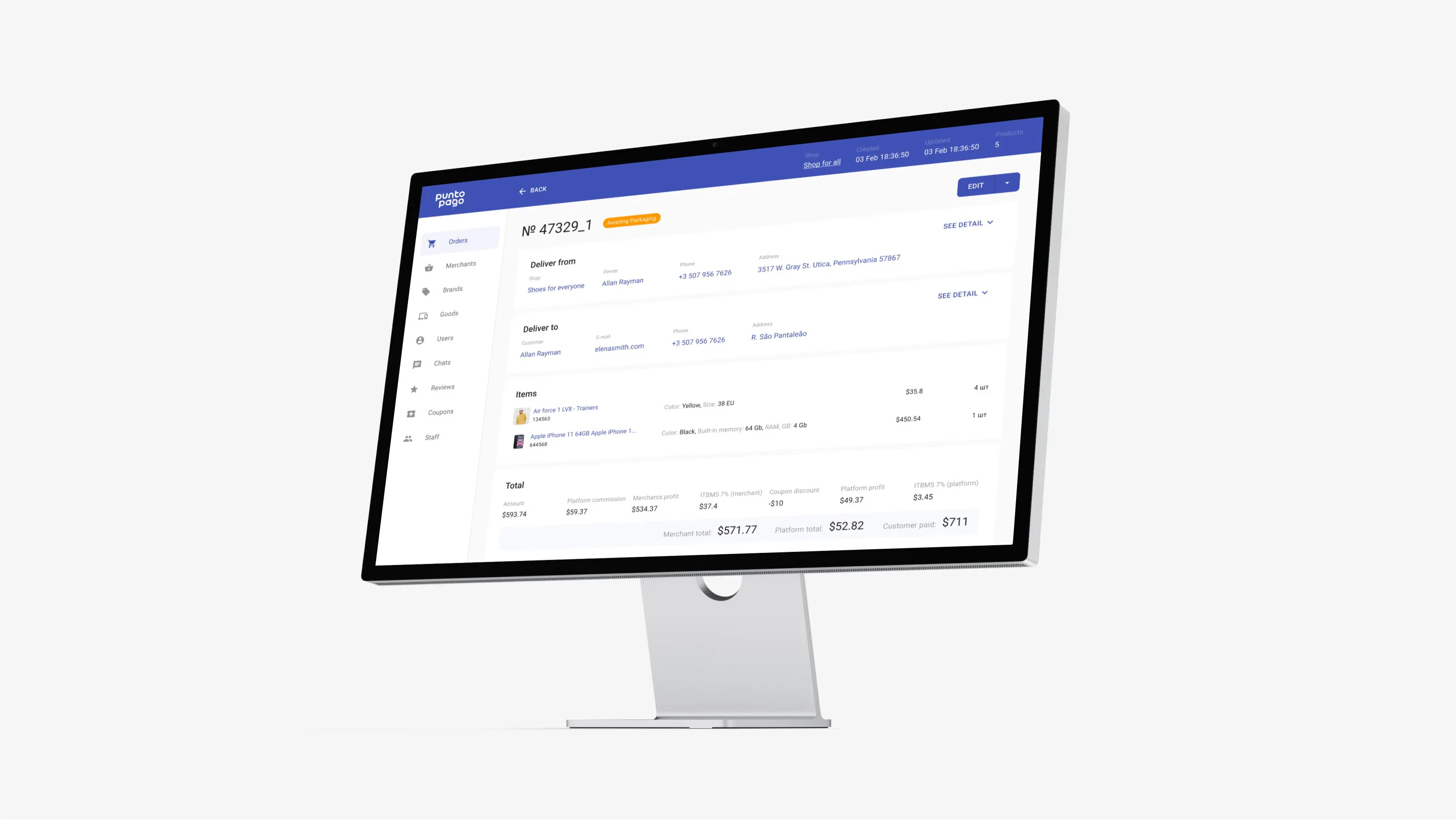 Plateforme CONADEP — UI Dashboard